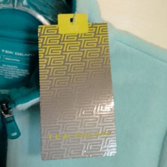 Tek Gear Women's Pullover Fleece Jacket Size M Key Blue NWT - Picture 9 of 10